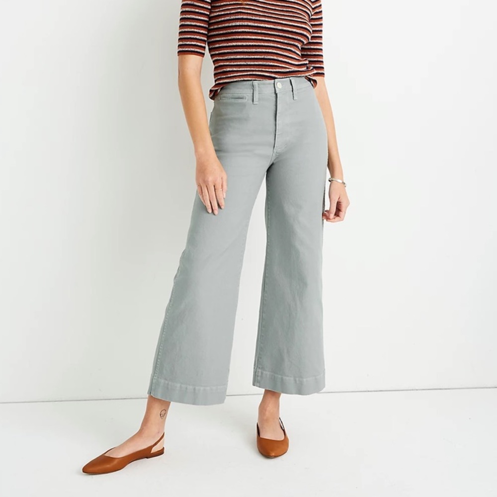 Madewell Curvy Slim Wide-Leg Pants SZ W29